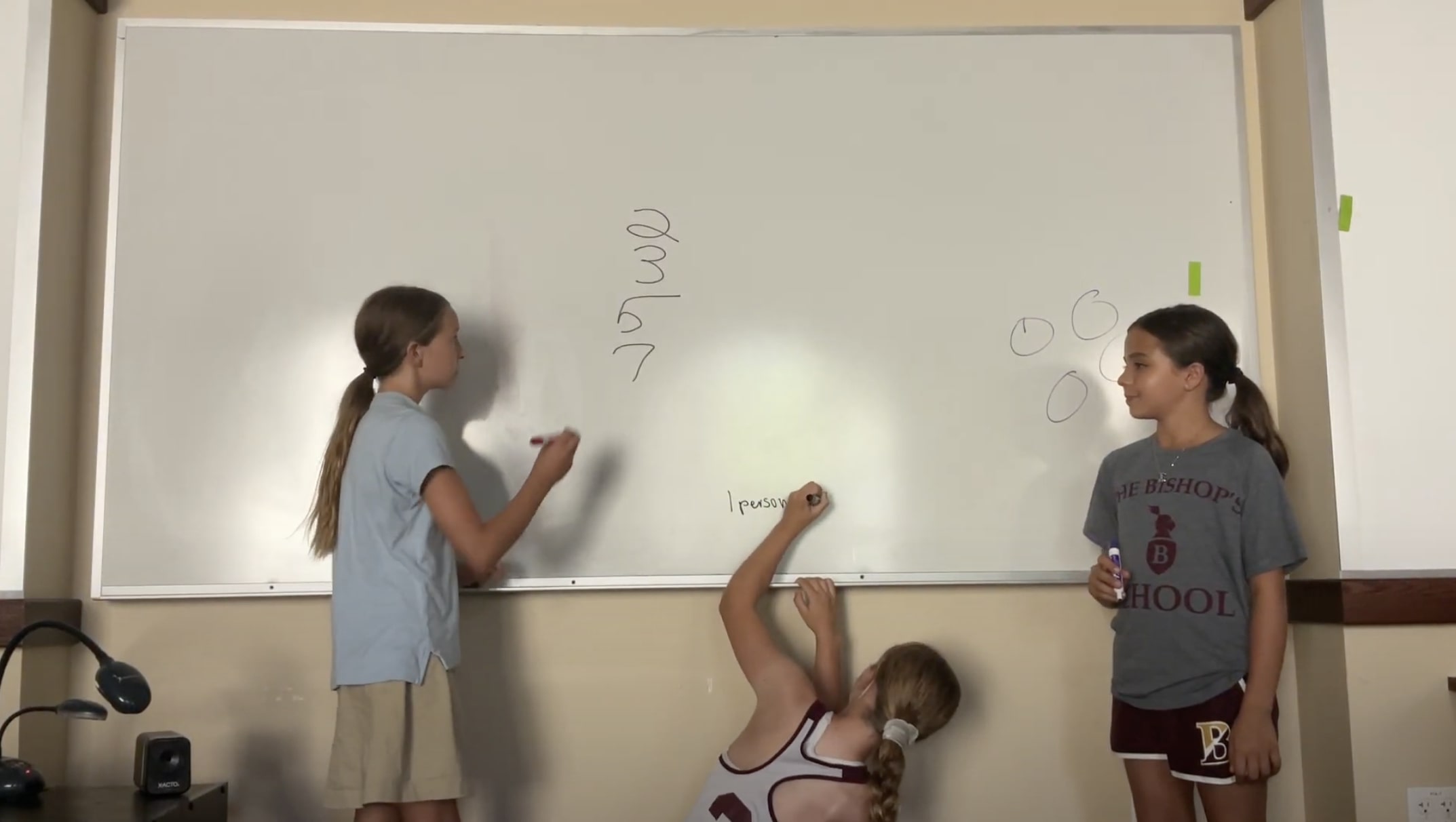 During our number sense unit, students worked in teams to explain solutions to a least common denominator problem.